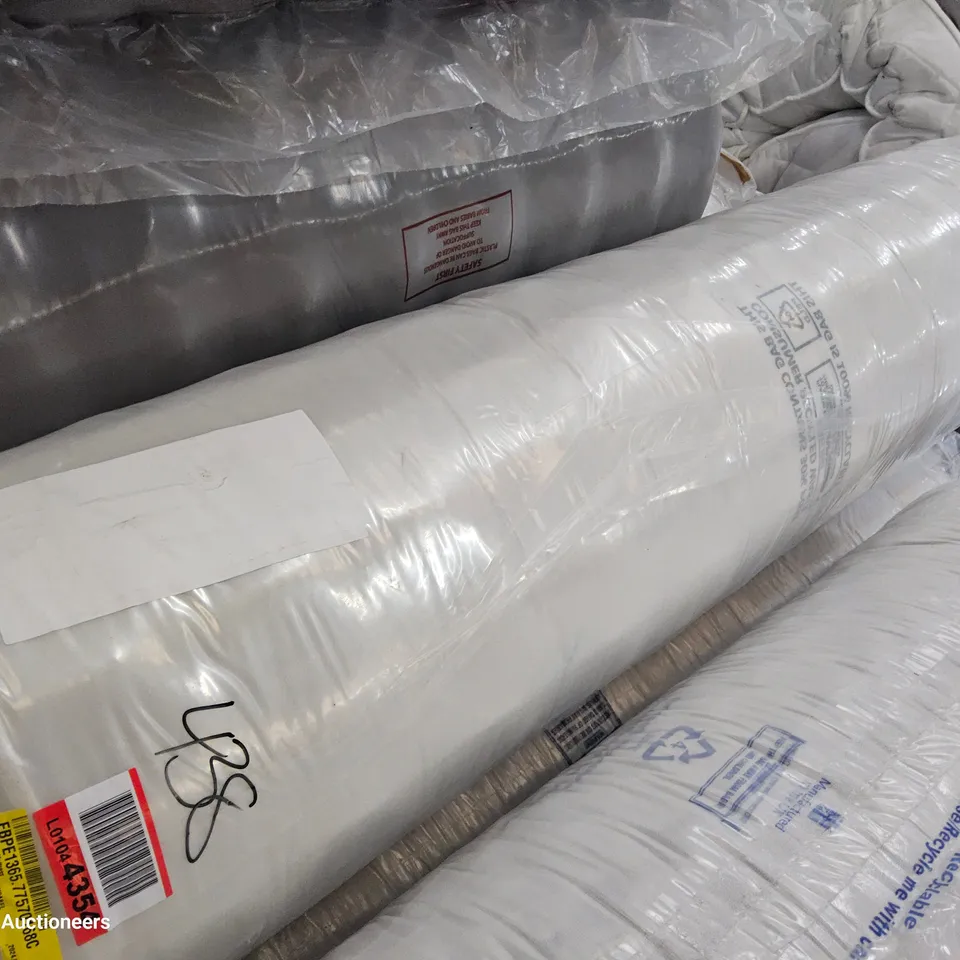 QUALITY BAGGED & ROLLED 4'6" DOUBLE OPEN COIL MATTRESS