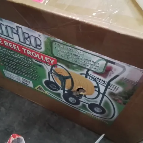 BOXED CLARKE CHC90 HOSE REEL TROLLEY