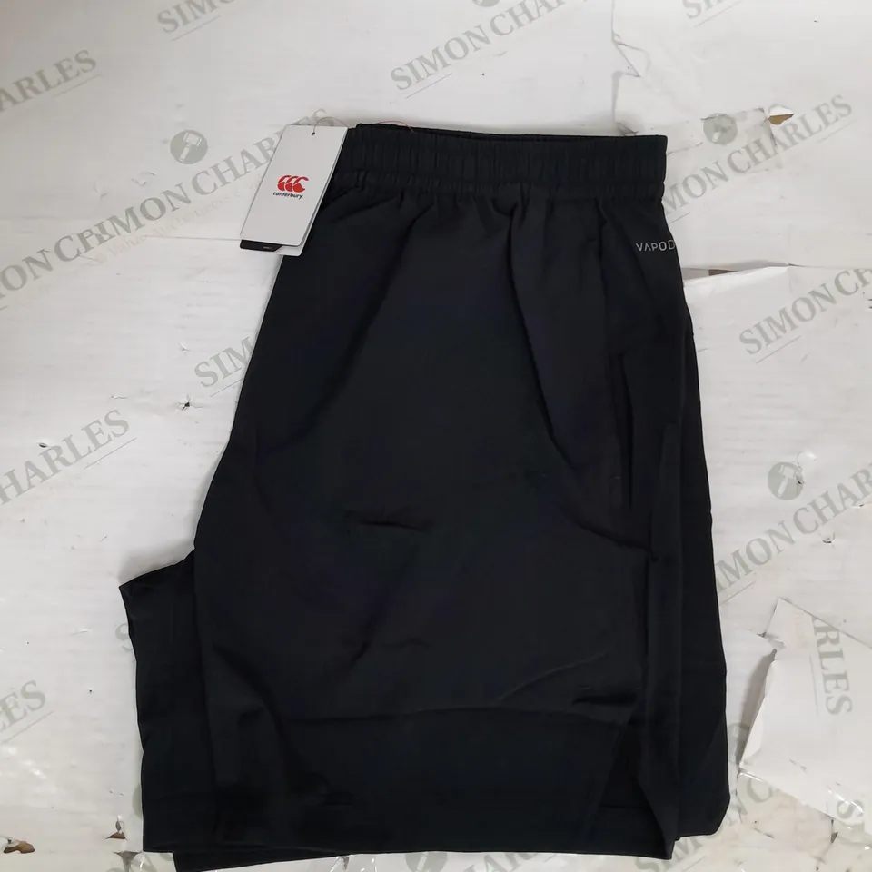 CANTERBURY 7" WOVEN SHORT IN BLACK SIZE XL