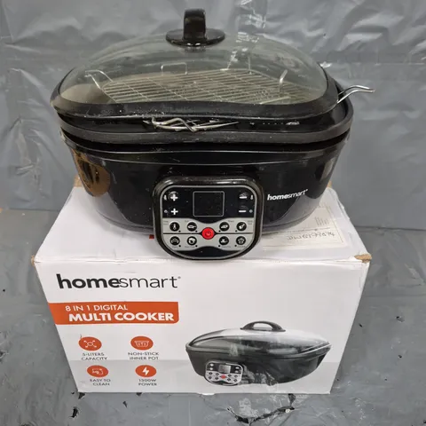 BOXED HOMESMART 8 IN 1 DIGITAL MULTICOOKER - COLLECTION ONLY