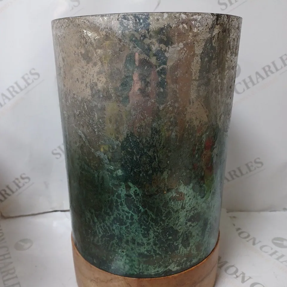 MY HOME STORIES OMBRE LANTERN - GREEN