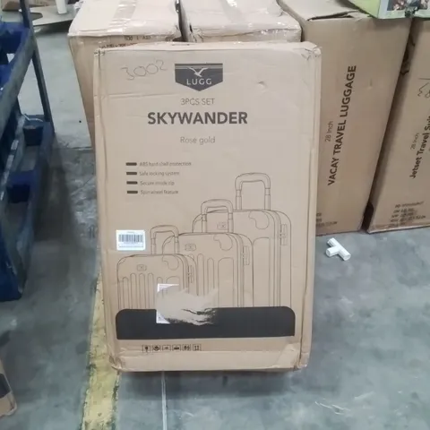 BOXED LUGG- SKYWANDER SUITCASE - ROSE GOLD