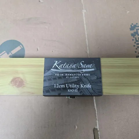 KATANA SAYA VG-10 DAMASCUS STEEL 67-LAYER 12CM UTILITY KNIFE