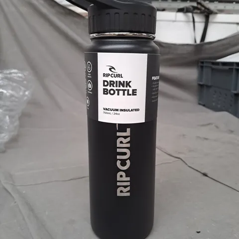 RIP CURL VACUUM INSULATED DRINKS BOTTLE - BLACK - 700ML