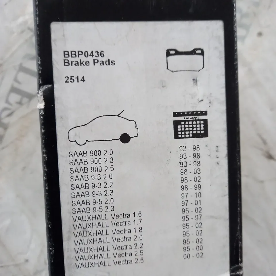 BOXED AND SEALED BRAYMANN BRAKE PADS BBP0436