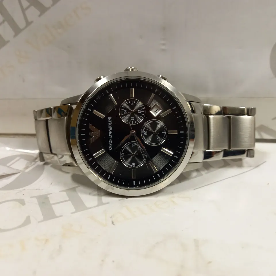 MENS EMPORIO ARMANI CHRONOGRAPH WATCH AR2434