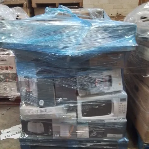 PALLET CONTAINING A LARGE QUANTITY OF ELECTRICAL PRODUCTS TO INCLUDE;TOASTER,KETTLE,MICROWAVE,BLENDER,IRON
