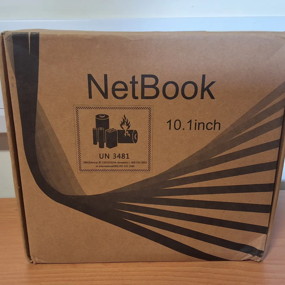 BOXED 10.1" ANDROID NETBOOK LAPTOP IN BLACK