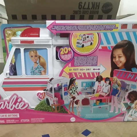2 BOXED BARBIE CARE CLINICS