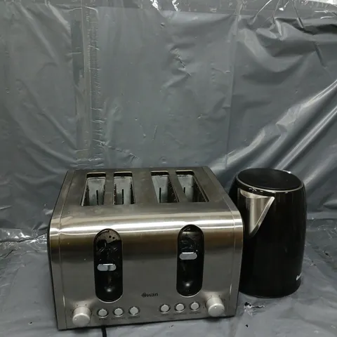 BOXED SWAN KETTLE & TOASTER 4-SLICE TWIN PACK