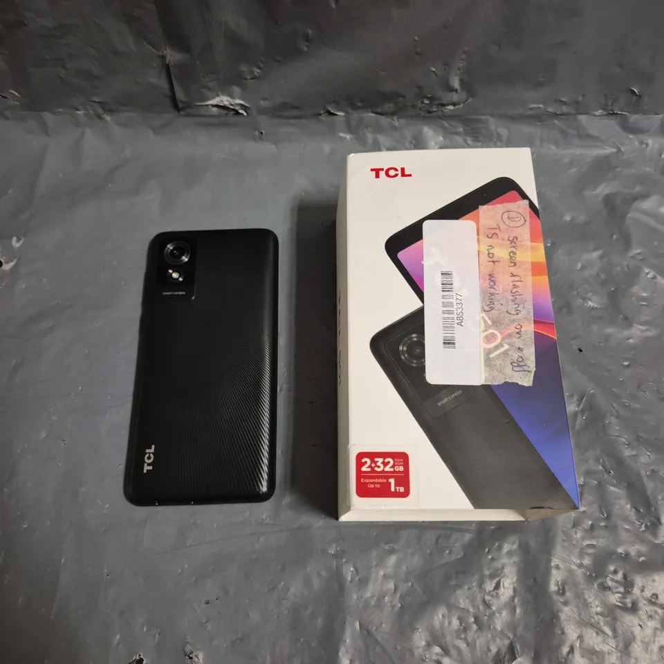 BOXED TCL 501 SMARTPHONE IN BLACK