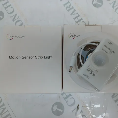BOX OF TWO AURAGLOW SENSOR LIGHTS