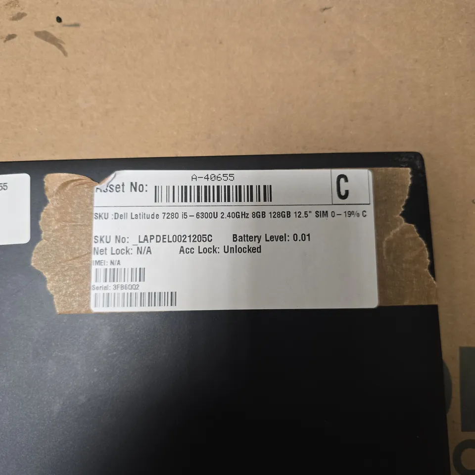 DELL LATITUDE 7280 LAPTOP - I5-6300U, 8GB RAM, 128GB SSD, 12.5IN DISPLAY, UK KEYBOARD