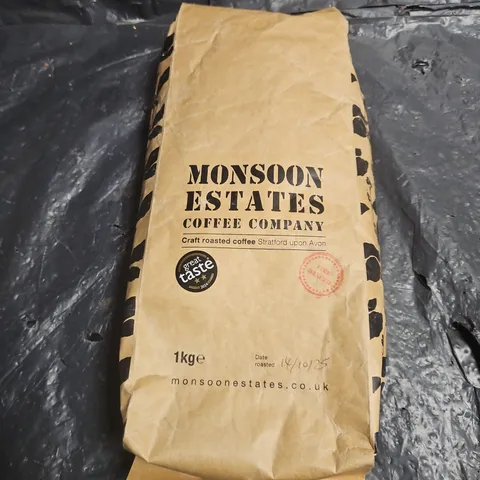 MONSOON ESTATES COFFEE COMPANY 1KG CRAFT ROASTED COFFEE – STRATFORD-UPON-AVON
