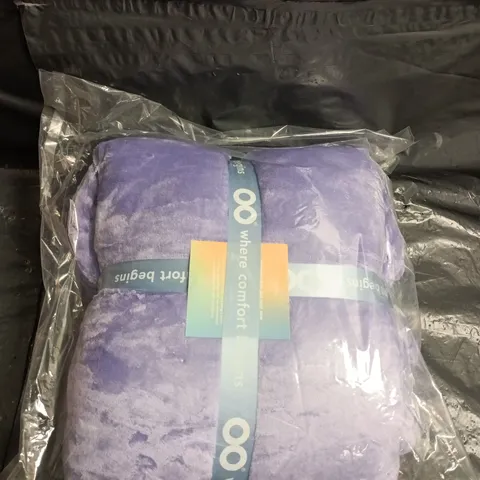 SEALED OODIE OVERSIZED HOODED BLANKET - PURPLE