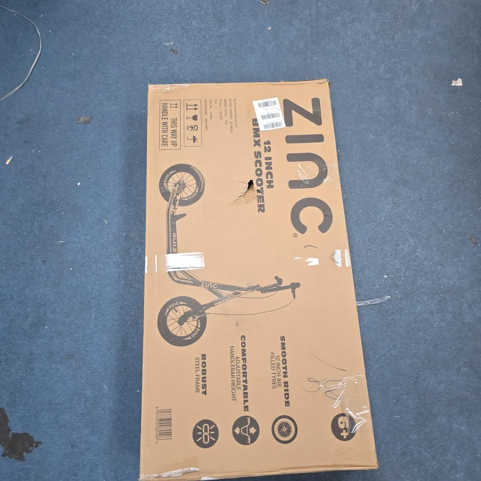 BOXED 12 INCH BMX SCOOTER - NEOCHROME - COLLECTION ONLY