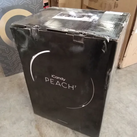 BOXED ICANDY PEACH7 BLACK EDITION COMBO STROLLER & CARRYCOT