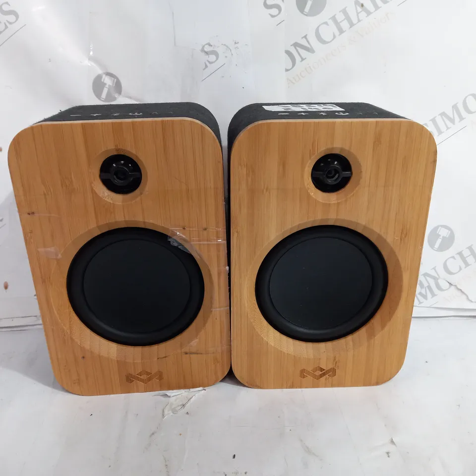 HOUSE OF MARLEY GET TOGETHER DUO SPEAKERS BLUETOOTH, BOOKSHELF STYLE