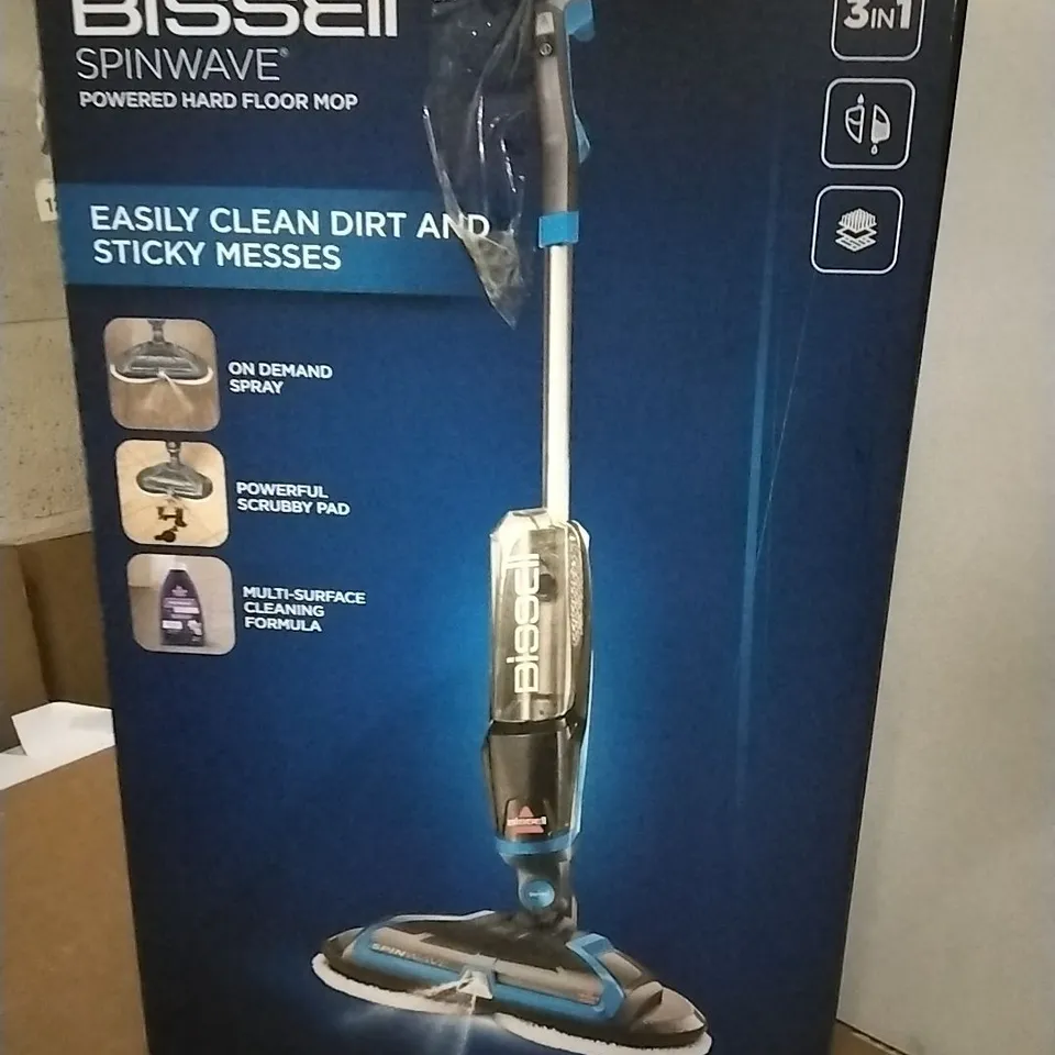 BOXED BISSELL SPINWAV3 POWERED HARD FLOOR MOP