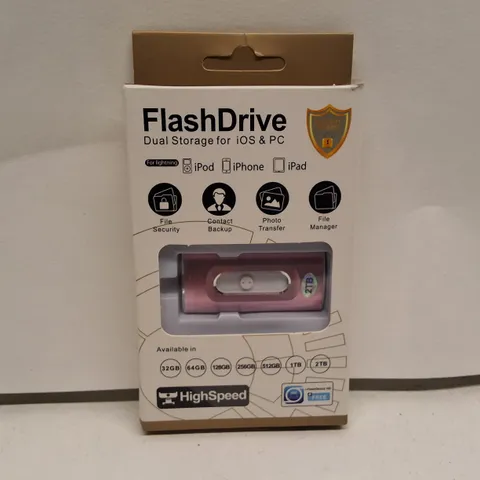FLASHDRIVE DUAL STORAGE FOR IOS & PC