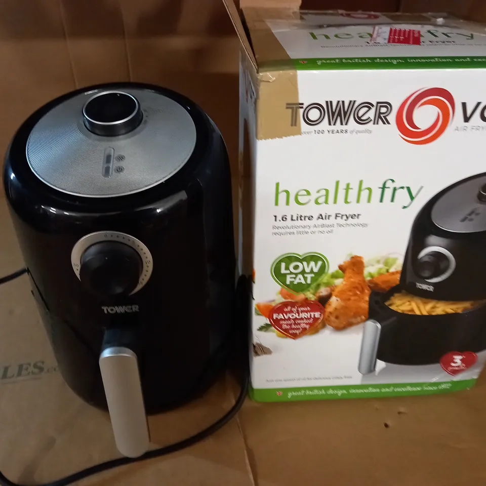 BOXED TOWER HEALTH FRY 1.6 LITRE AIR FRYER