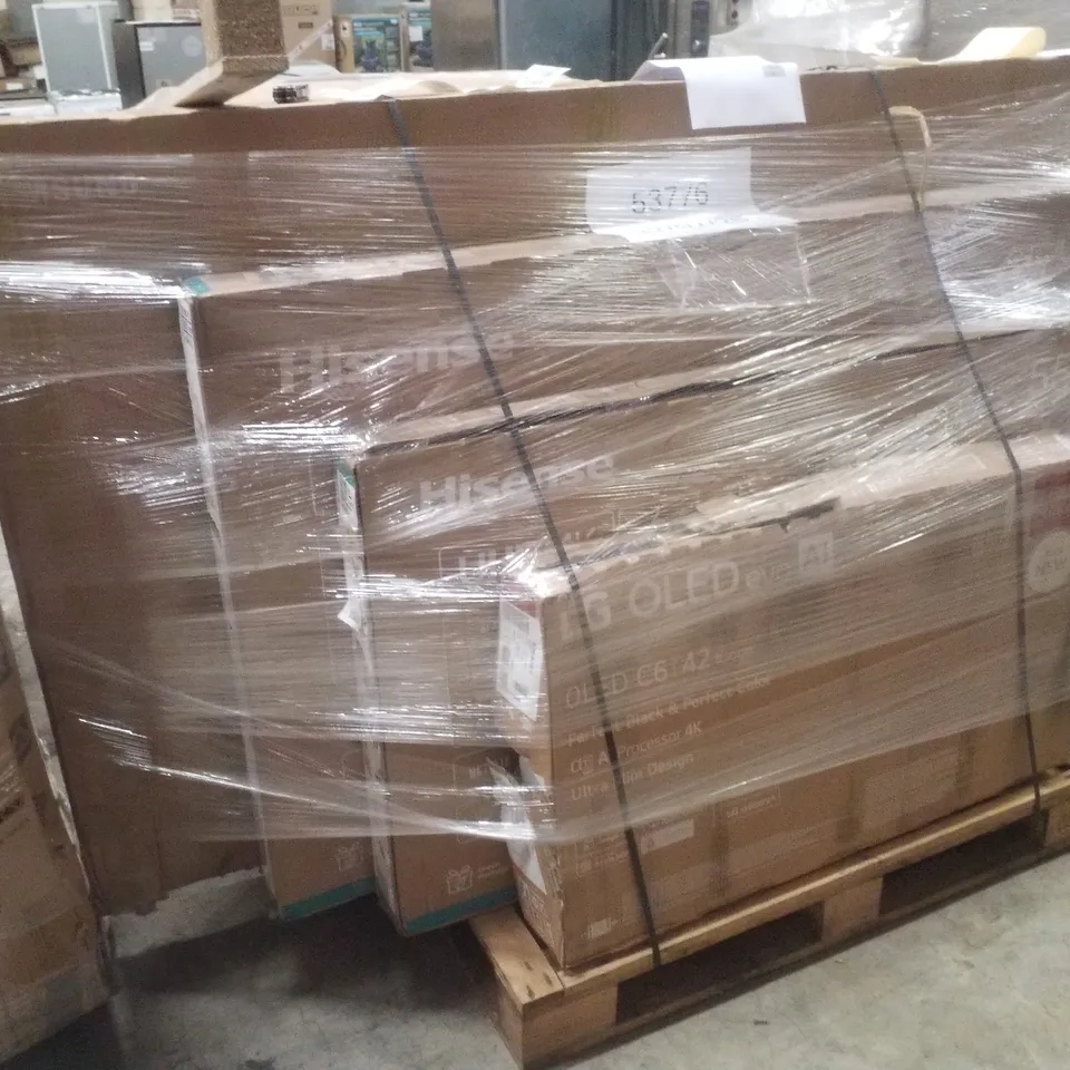 PALLET CONTAINING 7 ASSORTED DAMAGED TVS