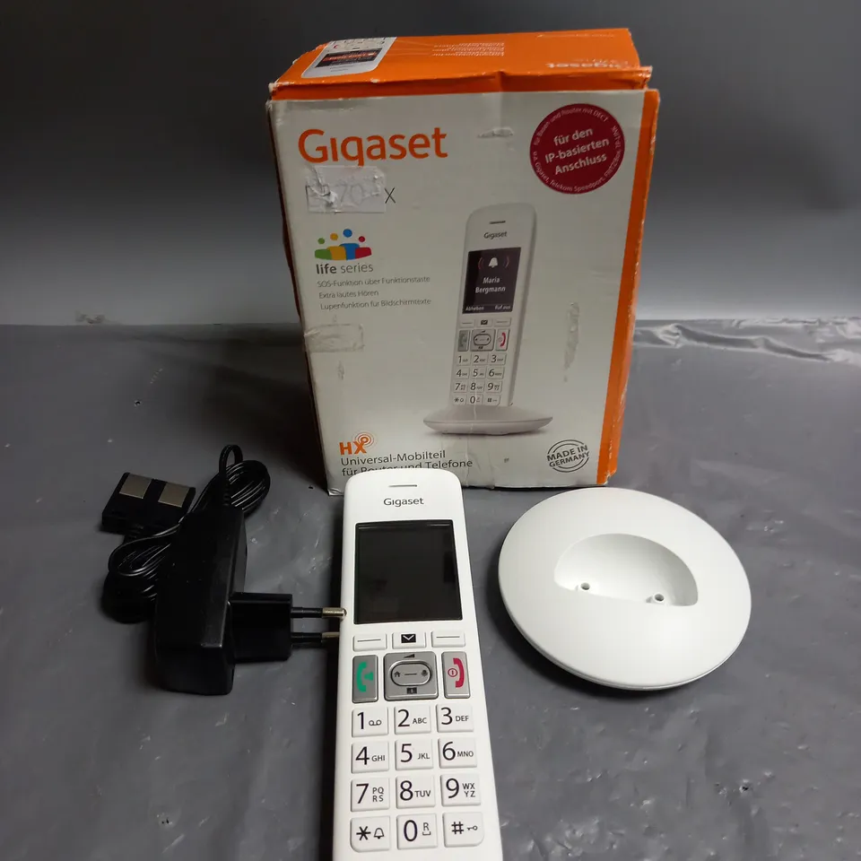 BOXED GIGASET E370HX UNIVERSAL TELEPHONE 