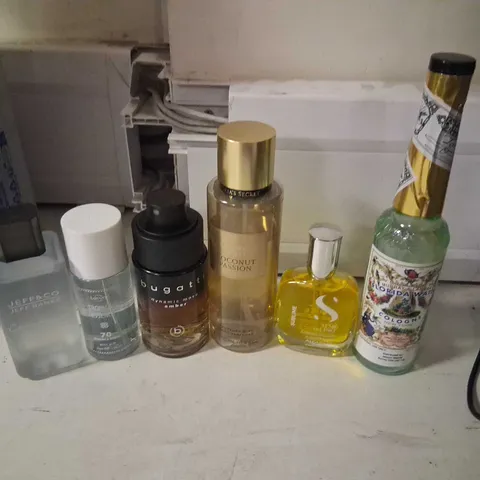 APPROXIMATELY TWELVE ASSORTED UNBOXED FRAGRANCES TO INCLUDE; BUGATTI, VICTORIA'S SECRET, JEFF AND CO AND SUBLIME