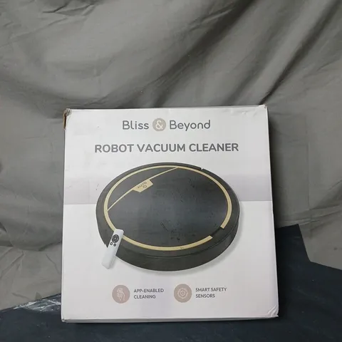 BLISS AND BEYOND ROBOT VACUUM CLEANER WITH REMOTE BOXED