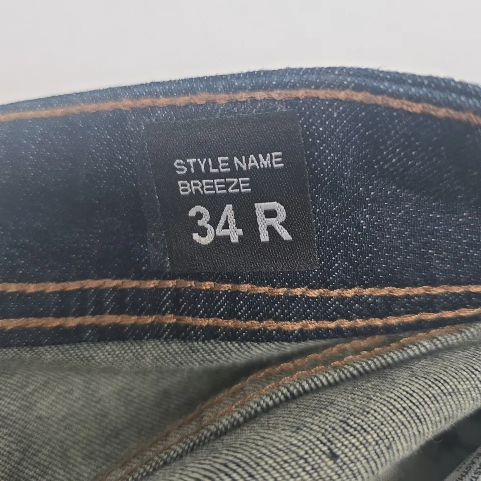HENLEYS PROJECT DELUXE JEANS – BREEZE, 34R, DENIM (MEN'S)