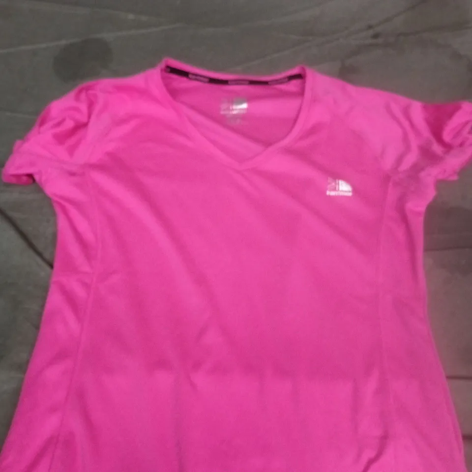 KARRIMOR RUN PINK WOMEN'S RUNNING T-SHIRT – UK 16