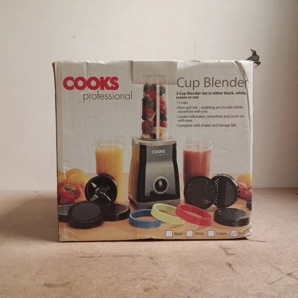 BOXED COOKS PROFESSIONAL CUP BLENDER