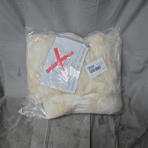 COZEE HOME LUXURY RUCHED FAUX FUR AND VELVETSOFT HEATED THROW