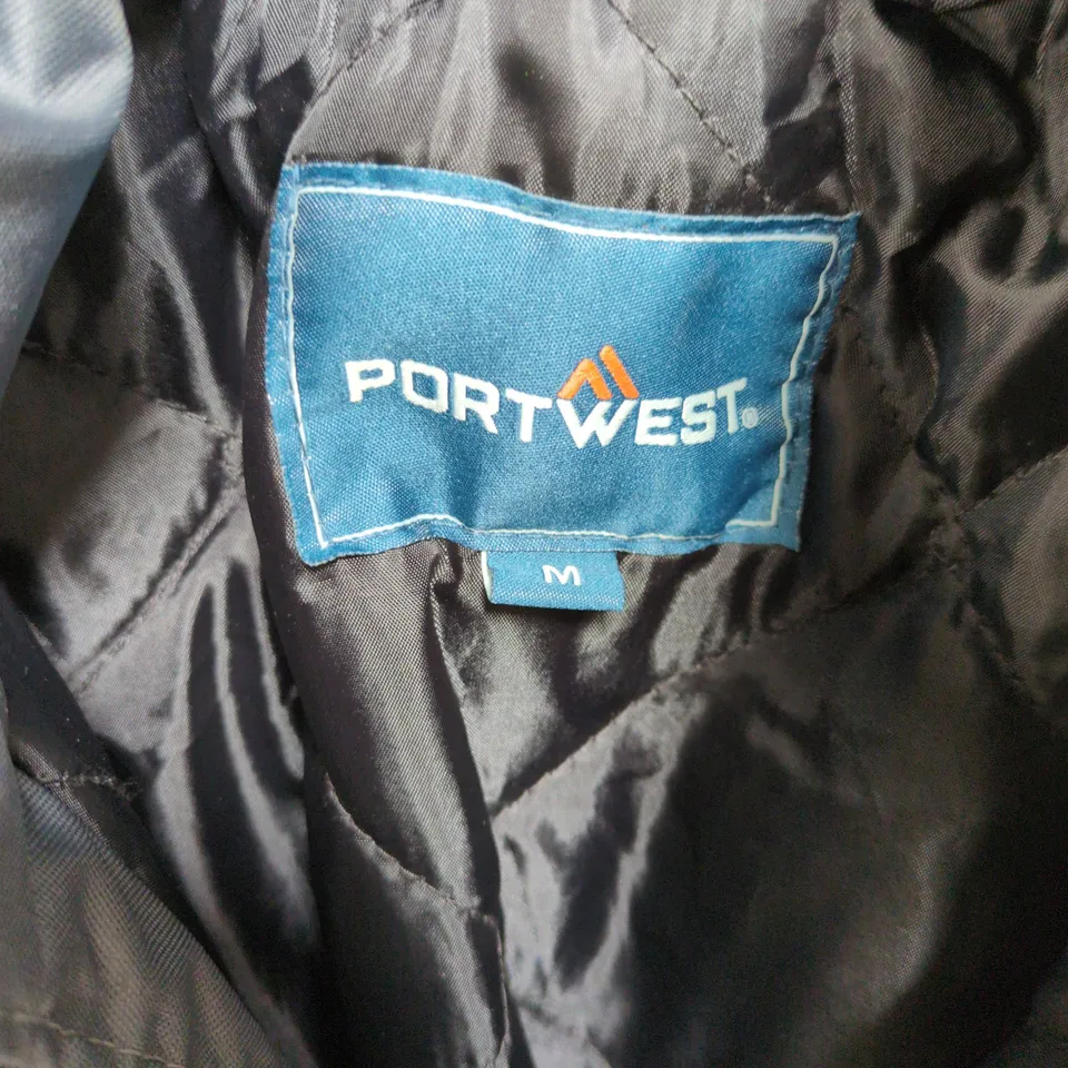 PORTWEST WINTER COVERALL IN GREY - MEDIUM