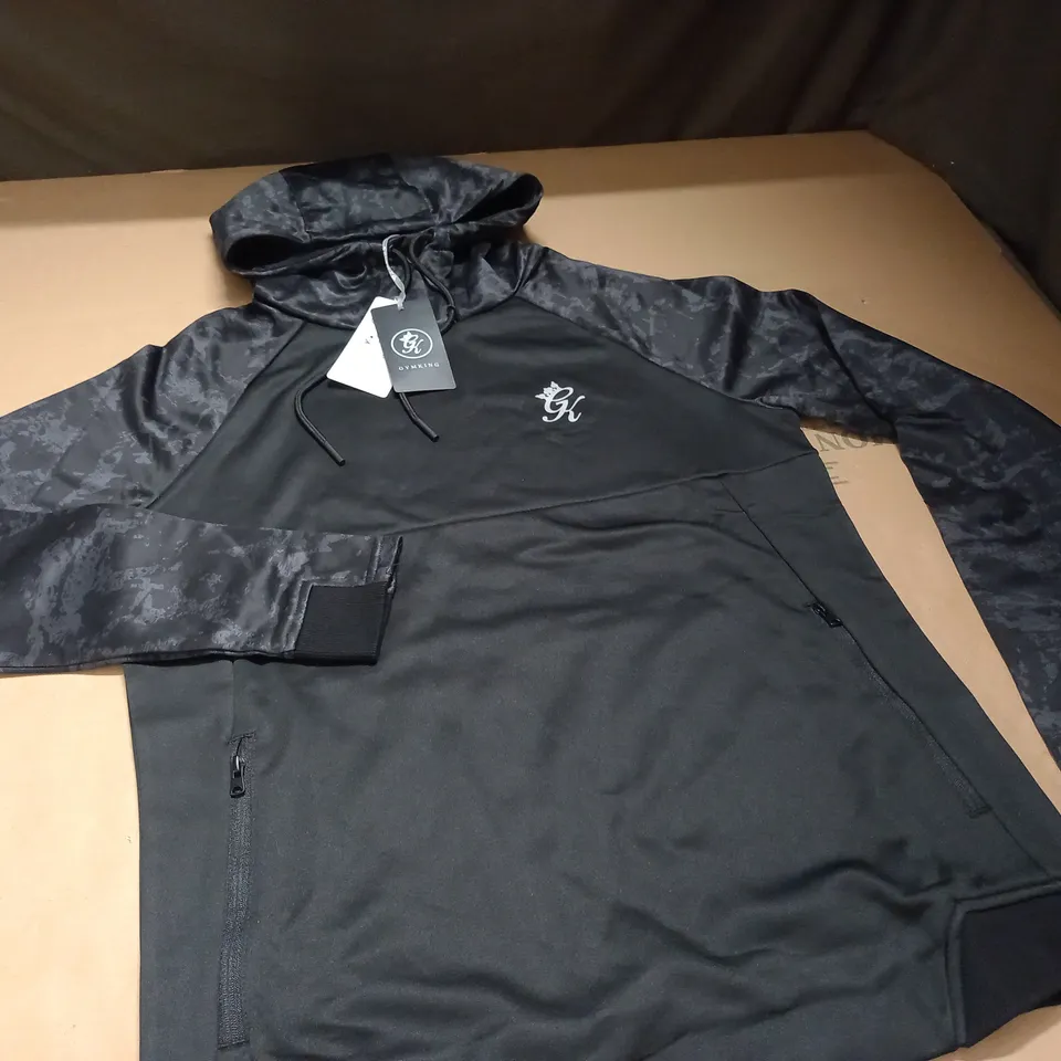 GYMKING SPORT MARBLE OVERHEAD HOODIE - UK M