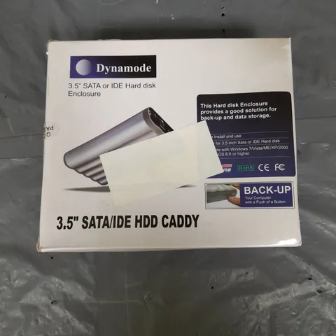 APPROXIMATELY 10 BOXED DYNAMODE 3.5" SATA/IDE HARD DISK ENCLOSURES