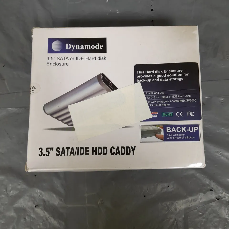 APPROXIMATELY 10 BOXED DYNAMODE 3.5" SATA/IDE HARD DISK ENCLOSURES