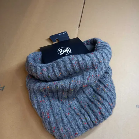 BUFF KINTTED AND FLEECE LINED NECK WARMER