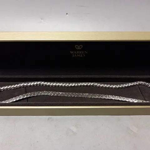BOXED WARREN AND JAMES STONE NECKLACE