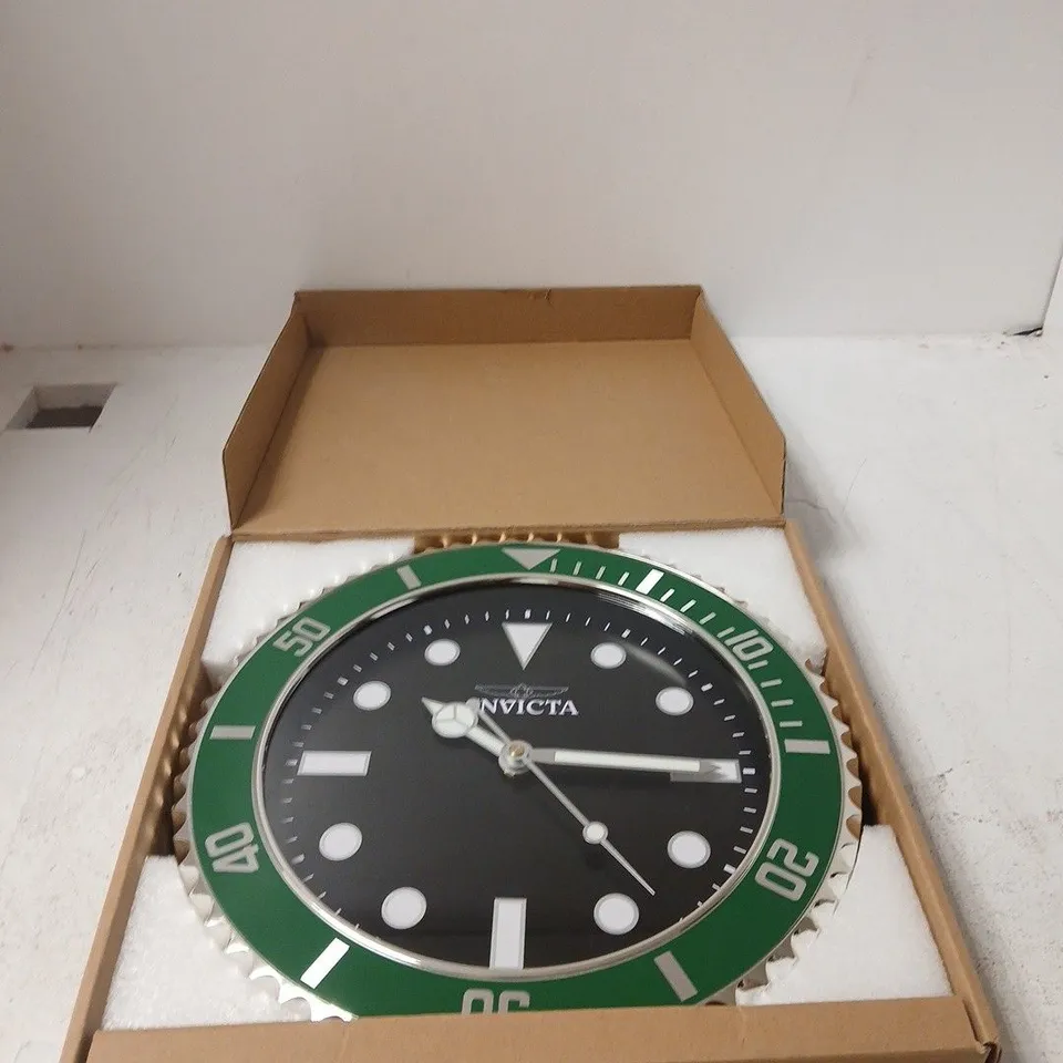 INVICTA PRO DIVER CLOCK – GREEN DIAL, BOXED