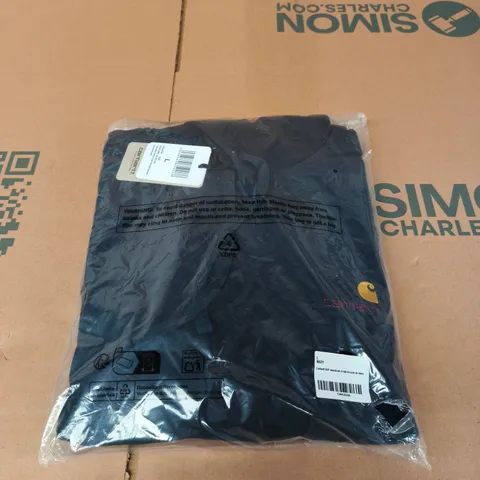 CARHARTT WIP AMERICAN SCRIPT HOODIE IN NAVY – SIZE L
