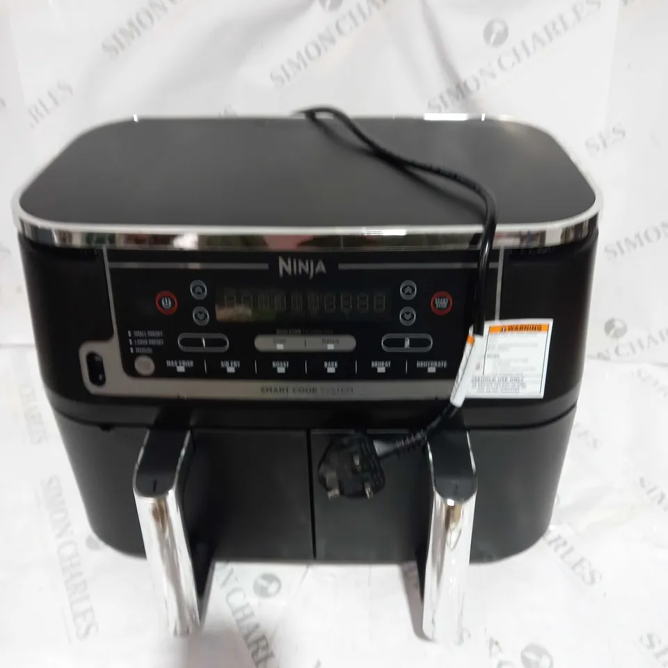 BOXED NINJA FOODI MAX 9.5L DUAL ZONE AIRFRYER AF451UK