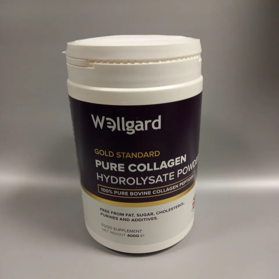 SEALED WELLGARD GOLD STANDARD PURE COLLAGEN HYDROLYSATE POWDER - 400G