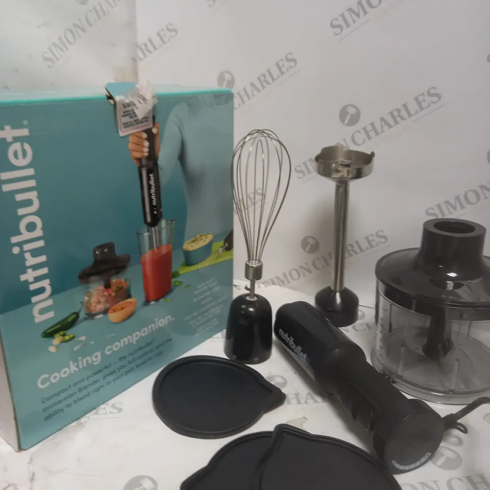 NUTRIBULLET IMMERSION HOT AND COLD HAND BLENDER