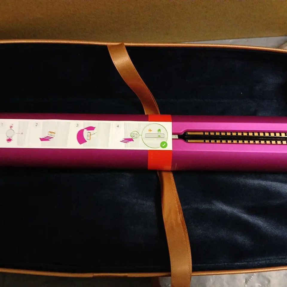 BOXED DYSON CORRALE HAIR STRAIGHTENERS - PINK