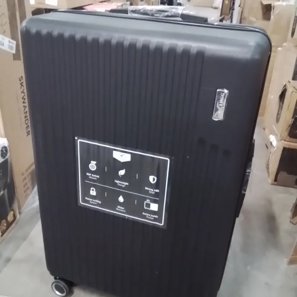 LUGG TRAVEL SUITCASE BLACK 