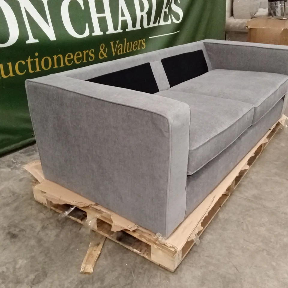 DUSK SOHO SOFA BED - GREY // BACK CUSHIONS MISSING (1 BOX) RRP £799