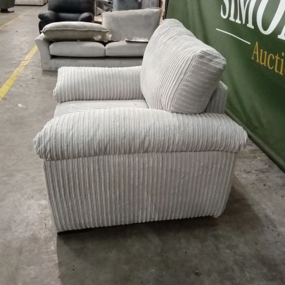 AMALFI FABRIC ARMCHAIR - SILVER RRP £449