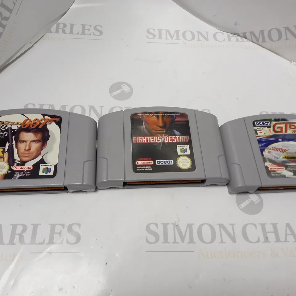 BOXED NINTENDO 64 WITH 3 GAMES