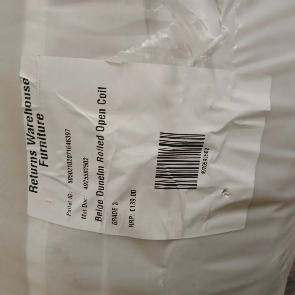 QUALITY BAGGED ROLLED UP OPEN COIL SIZE DOUBLE